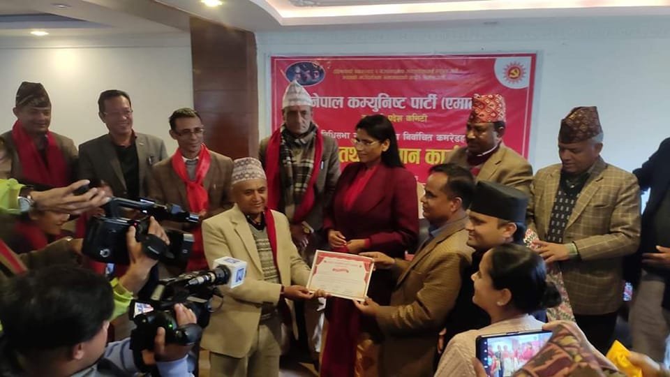 एमाले गण्डकी प्रदेश संसदीय दलको नेतामा खगराज अधिकारी