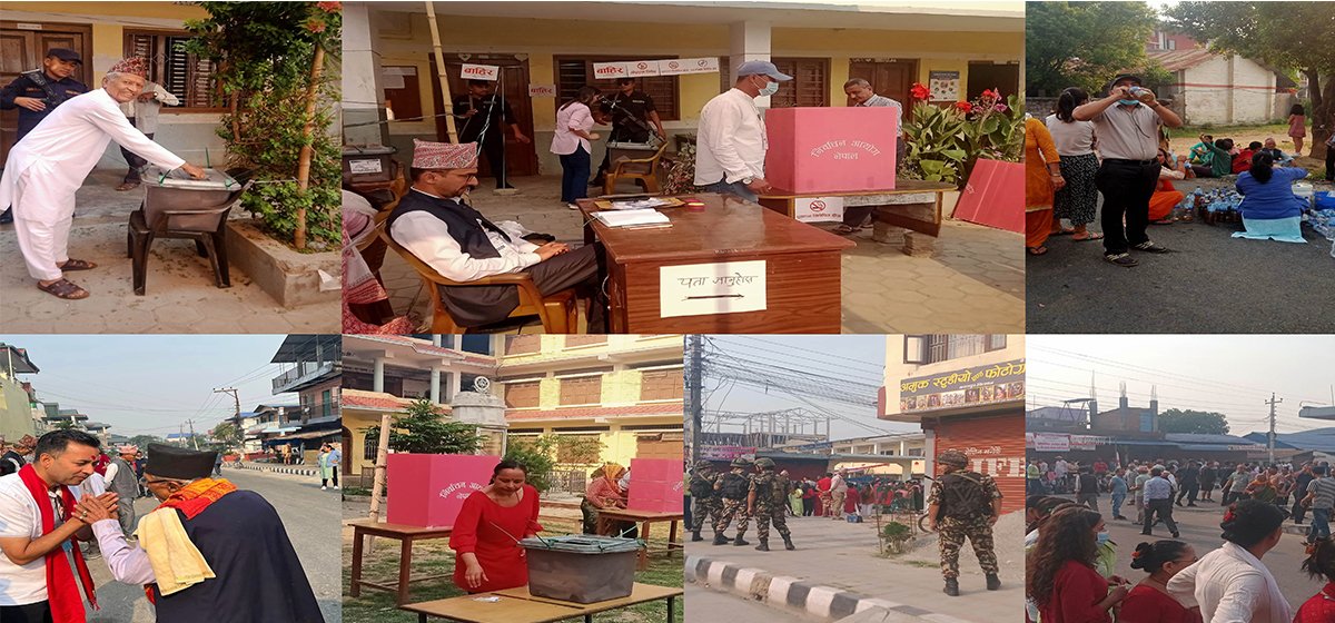 चितवनमा उपनिर्वाचन शान्तिपूर्ण जारी, मतदाता उत्साहित