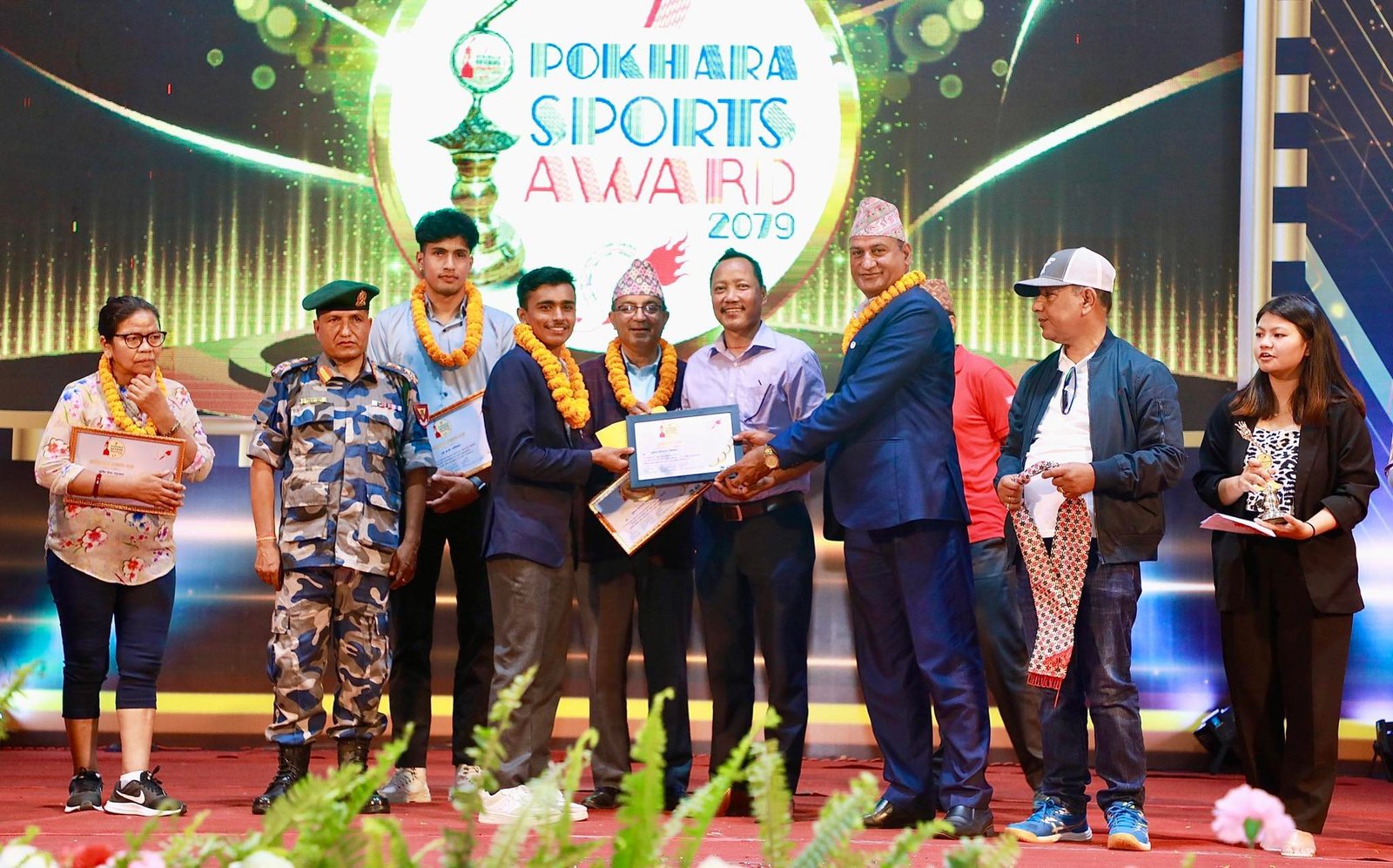 पोखरा स्पोर्टस् अवार्ड: सात विधामा प्रदान