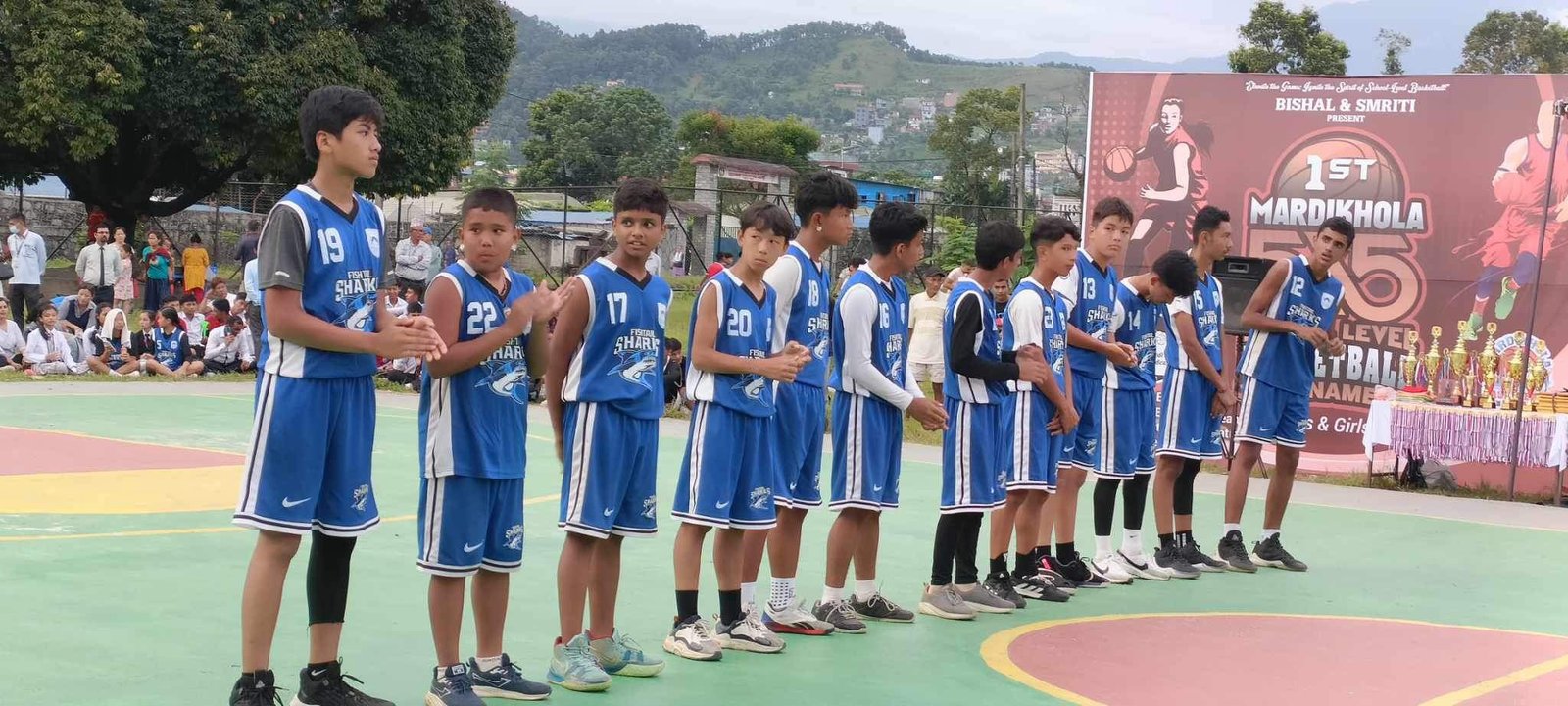 फिष्टेल एकेडेमीलाई बास्केटबल प्रतियोगिताको दोहोरो उपाधी