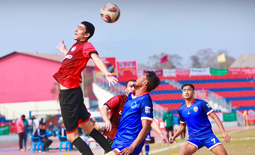 ५ पटकको च्याम्पियन थ्रीस्टार लाई ४-० गोलअन्तरले पराजीत गर्दै ब्ल्याक बुल्स आहारारा गोल्डकपको फाईनलमा