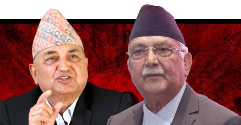 एमालेमा केपी ओली र ईश्वर पोखरेल प्यानलै बनाएर प्रतिस्पर्धामा